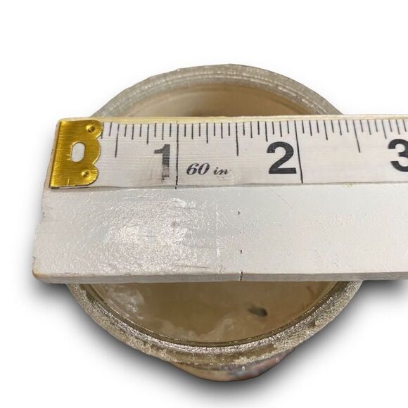 Hummel Sugar Frosted 5" Glass Candle Pillars - Picture 10 of 11